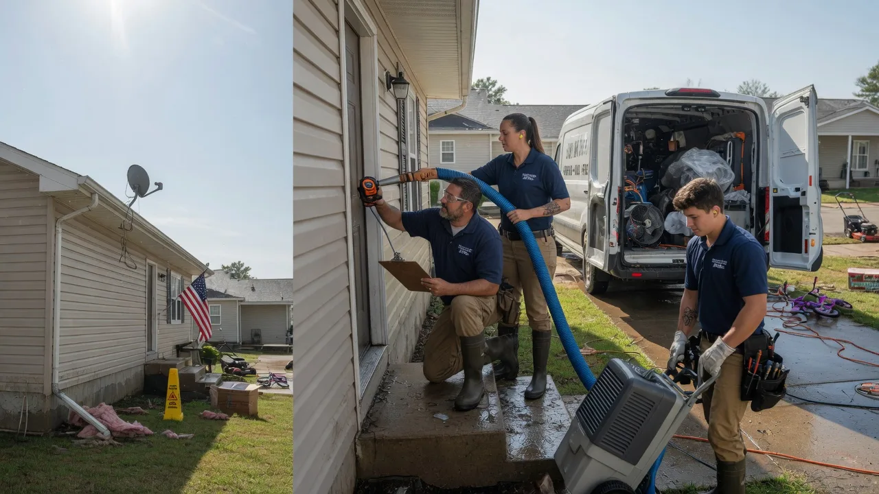 Ceiling Water Damage Restoration in Brownsburg, IN near me